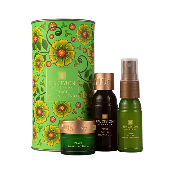Amazon.com : SPA CEYLON Peace Wellness Trio Set, Holistic Spa