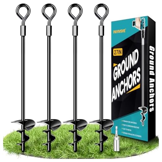 Best umbrella stand for high winds Durable Heavy Duty Ground Anchors