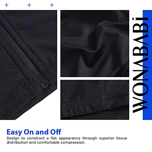 Pasta de peito feminina, fichário Trans para Tomboy Cool Mesh Half Binder FTM, Preto, G