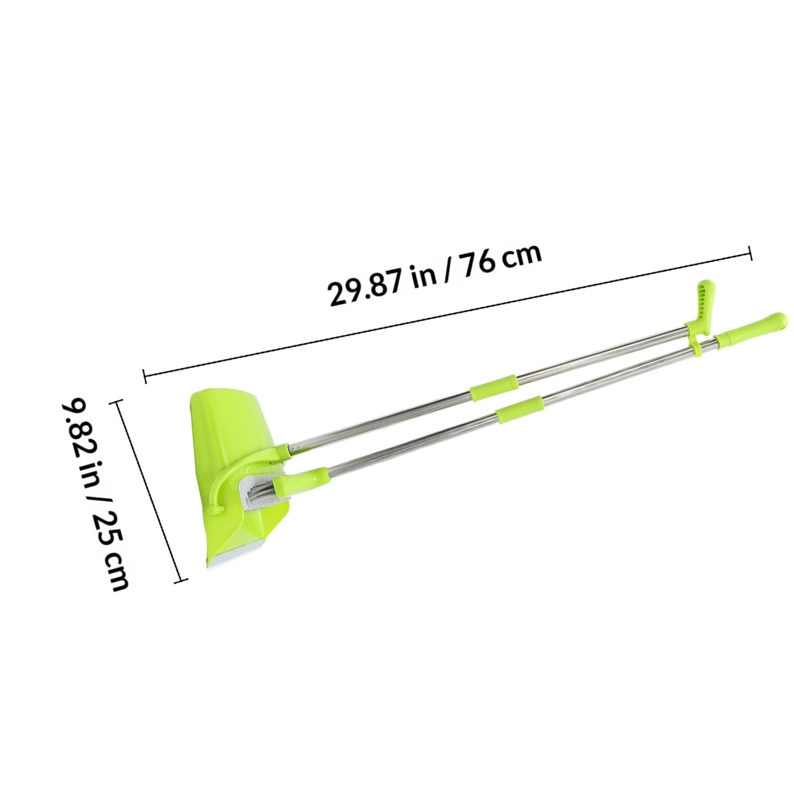 Cabilock Kit de Escoba y Recogedor y Recogedor Plástico Mango de Acero Inoxidable para Limpieza Hogar para Uso en Interiores y Almacenes