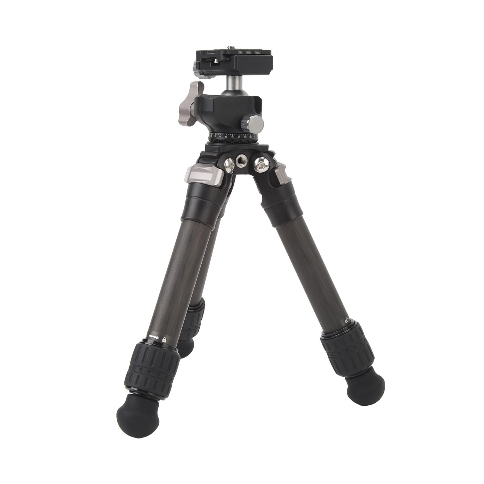 Mini Trípode para Cámara, Mini Trípode para Cámara, Plataforma De Ajuste De Múltiples ángulos Portátil De Fibra De Carbono, Soporte De Montaje para Trípode para Cámaras DSLR