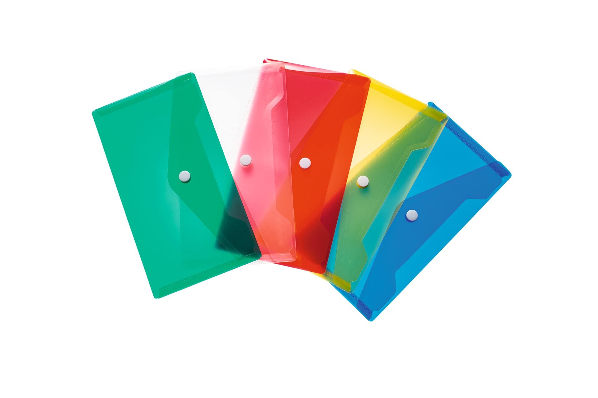 Cartelline Portadocumenti HERMA A4 - 5 Pezzi Multicolore, Chiusura A Bottone - Foto 11
