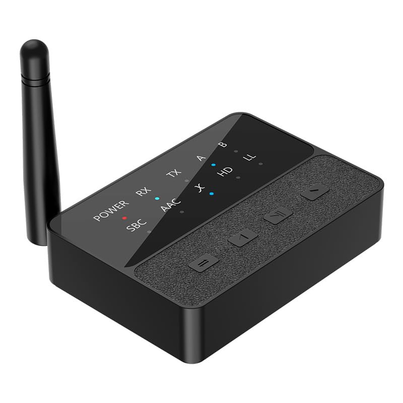 Transmetteur récepteur Bluetooth 5.3 HiFi adaptateur audio longue portée avec contrôle du volume