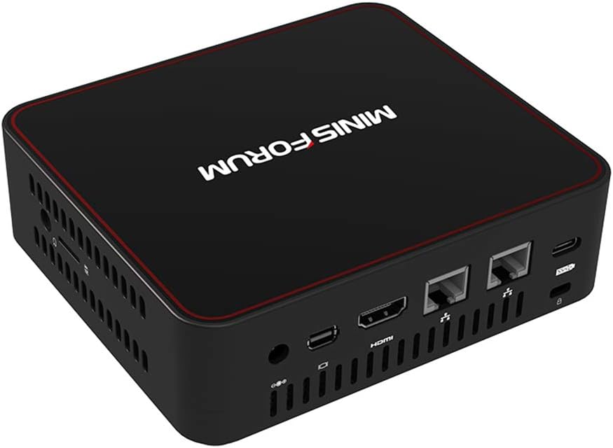 U500-H Mini PC Ultra Small Mini Desktop Computer Intel Core i3-5005U Processor(3M Cache, 2 GHz) 8GB/SSD 128GB HD Graphics 5500 with Cooling System/Dual HDMI/4K/Dual WiFi/BT4.2/2x USB 3.0