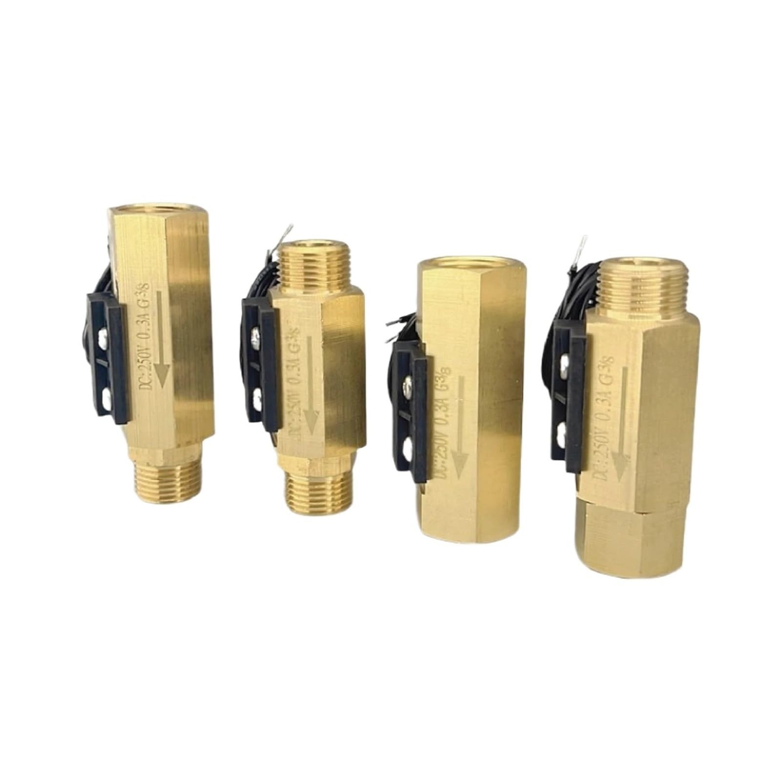 1 Uds interruptor de flujo de agua de latón G1/4 G3/8 G1/2 G3/4 salida de señal de Sensor de flujo bajo normalmente abierto(SK-6061-CL-G3-4)