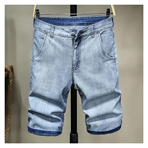 Jeans masculin à grosse poche droite style décontracté bleu clair