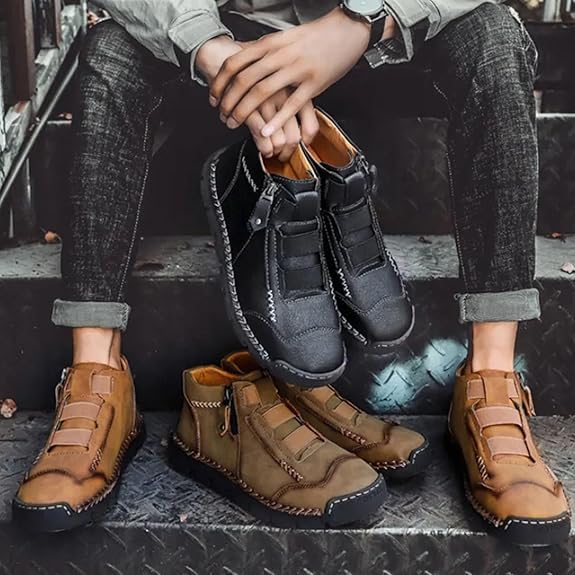 Matufit Shoes for Men, Matufit Shoes for Men Slip on, Waterproof Non-Slip Fashionable Orthopedic Shoe3