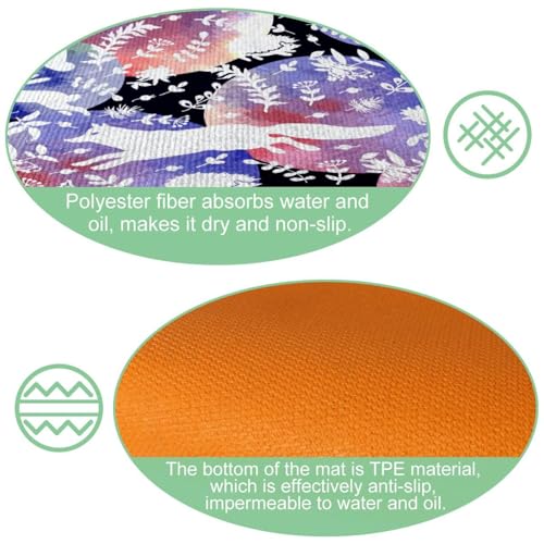 Alfombrillas de cocina antideslizantes y lavables con gran absorción VAPOKF 6