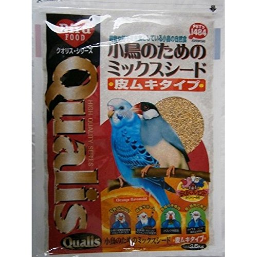 クオリス 小鳥のための ミックスシード 皮ムキタイプ 3.6kg