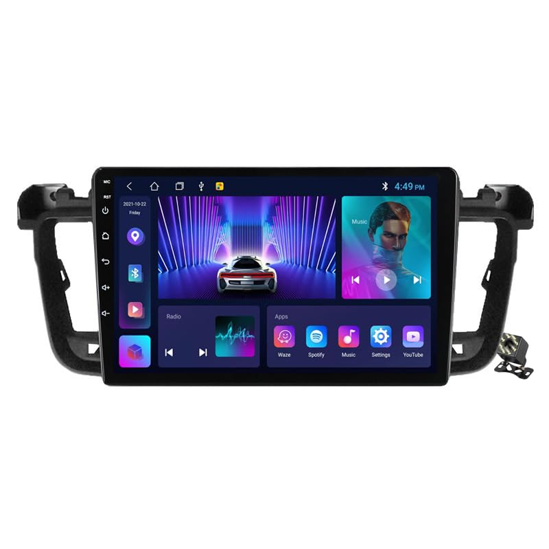 [WIFI/4G e navigazione GPS online] Il lettore multimediale gps di navigazione per auto nel cruscotto è dotato di ricevitore GPS e modulo WiFi, supporta la navigazione online, supporta la scheda SIM 4G, è possibile collegare wifi o hotspot per scaricare mappe su questa unità per ottenere informazioni online come le condizioni meteorologiche, lo stato del traffico o l'offerta di parcheggi, ecc