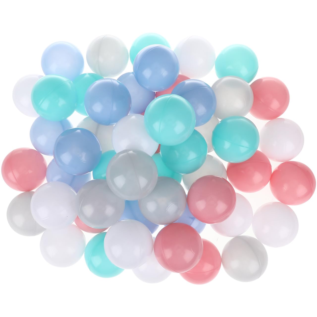 50 Palle Oceaniche Da 6 Cm in Plastica Per Piscina Di Palline Bambini, Giocattolo Da Bagno Educativo Multicolore Per Ragazzi e Ragazze