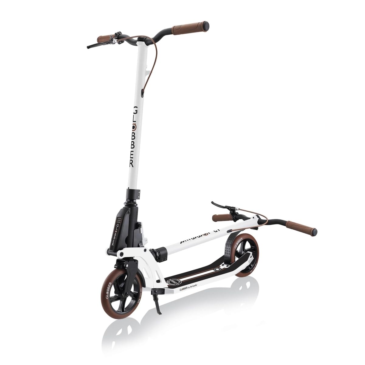 Globber - Trottinette One K 180 BR Guidon Fixe avec Frein Vintage - Noir