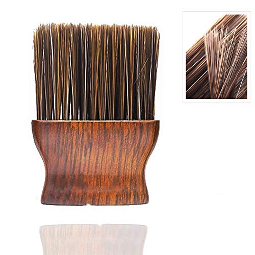 Neck Duster Brush,Hair Dust brush,Barber Neck Cleaning Hair Cutting Brush Sweep Brush Barber Shop and Salon Shaving Brush for Face and Neck (Medium)