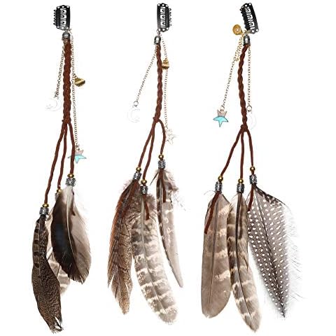 AWAYTR Diadema de plumas para festivales y fotografía Cover