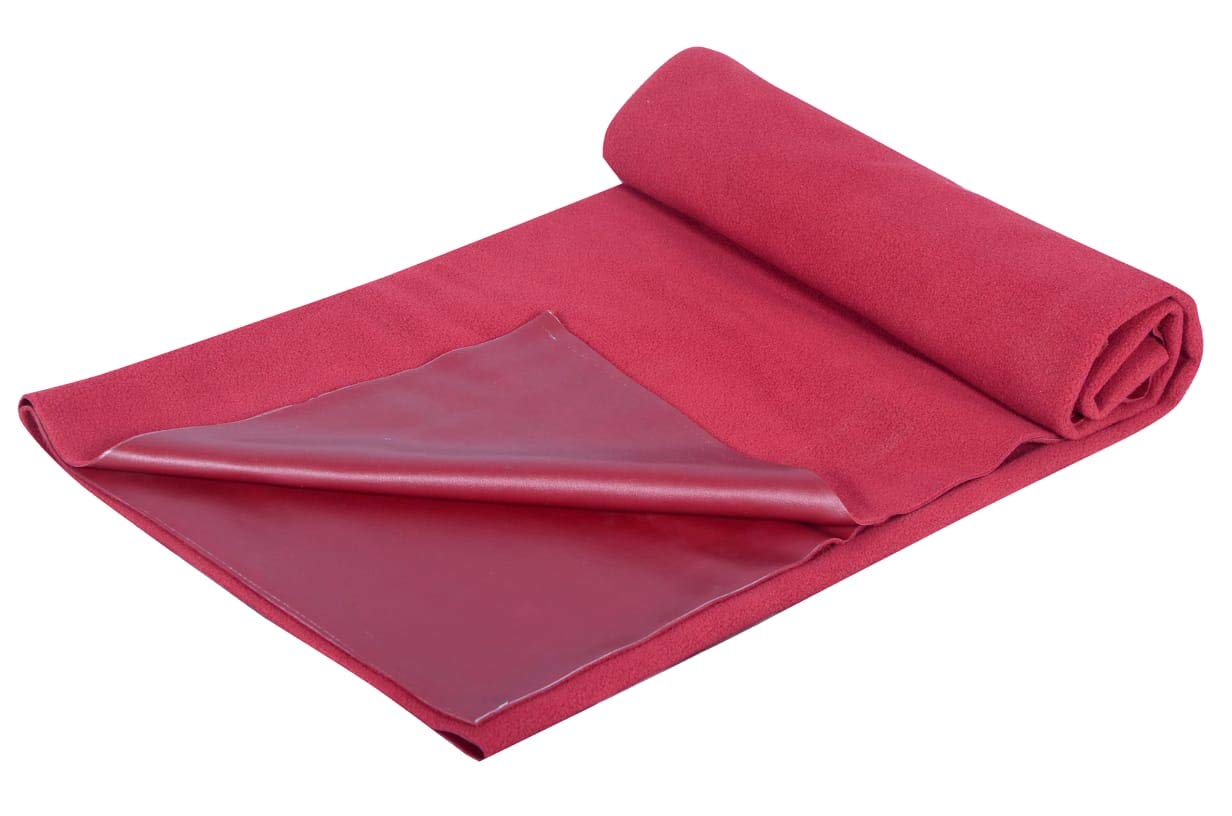 Dcv Baby Waterproof Bed Protector Sheet (Medium, Dark Pink)