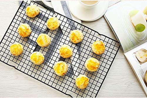Mokpi Cooling Baking Rack, Drying Wire Racks, Size 16.14''X10'',Thick Heavy Duty Commercial Quality Grid Rack (2 Pack) #TOP1