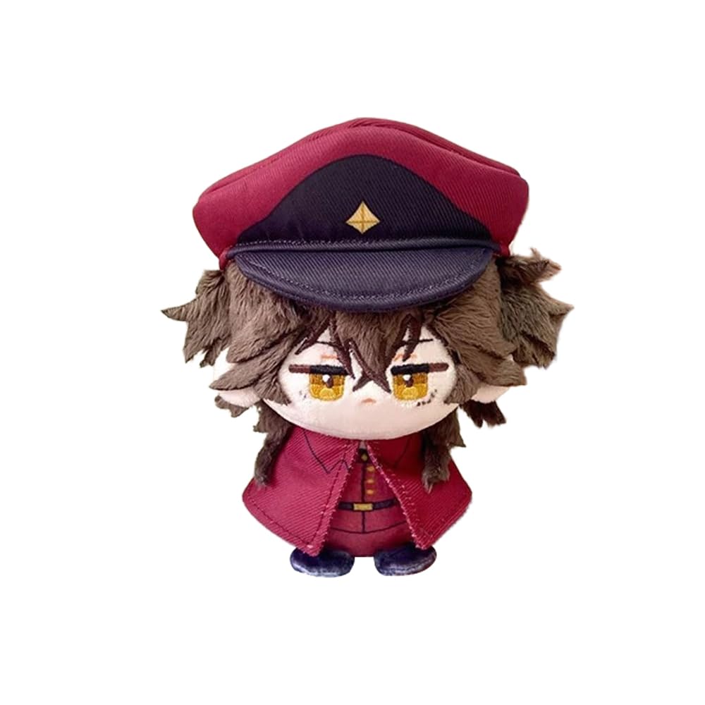 Zhongkaihua 12CM Suehiro Tecchou Plush Pendant Pillow Suehiro Tecchou Anime Pillow Cushion Stuffed PP Cotton Car Bag Home Keychain Decoration Pendant For Fans