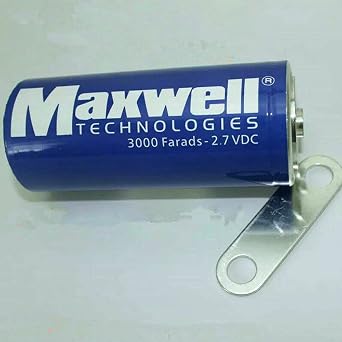 BALOLO (1-Pack) Supercapacitor Capacitor2.7V 3000F for Maxwell Supercapacitor Car Auto Power Supply BCAP3000 Solar Energy Storage UPS Supply Power Tools Motor Starting