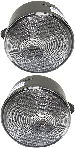 Garage-Pro Turn Signal Light SET Compatible with Jeep Wrangler 2014-2017, Wrangler JK 2018 Front, Driver and Passenger Side, With bulb(s)