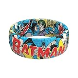 Groove Life DC Comics Classic Batman Silicone Ring - Breathable Rubber Wedding Rings for Men, Lifetime Coverage, Unique Design, Comfort Fit Ring - Size 10
