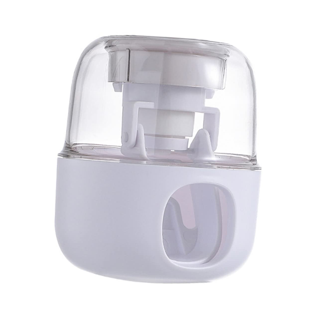 FOMIYES 1Pc Automatic Toothpaste Squeezer Holder Wall Mounted Durable Toothpaste Storage Bracket for Easy Use for Adults Space Saving Design White