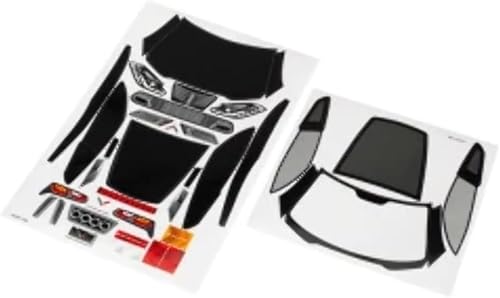 Traxxas Hojas de calcomanías TRA8387, Chevrolet Corvette Z06