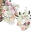 Floroom 25 Dalie Artificiali In Schiuma PE Color Avorio | Fiori Finti Realistici Con Gambo Flessibile Per Bouquet Fai Da Te, Centrotavola Matrimonio, Decorazioni Casa
