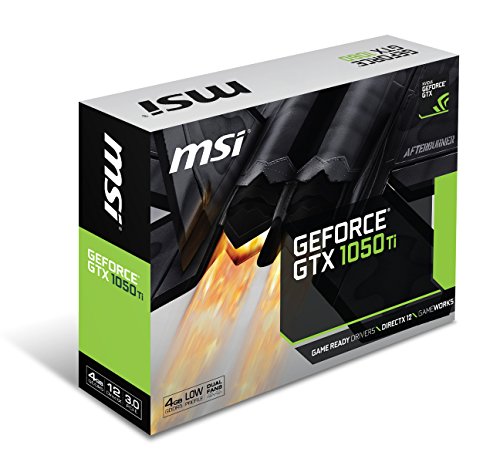 MSI-GeForce-GTX-1050-Ti-4GT-LP-Tarjeta-grafica-refrigeracion-DUAL-FAN-4-GB-memoria-GDDR5