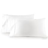 Pillow Cases Standard Size/Queen Size Set of 2- Microfiber, Extra Soft Pillowcases - Easy Care & Machine Washable - White