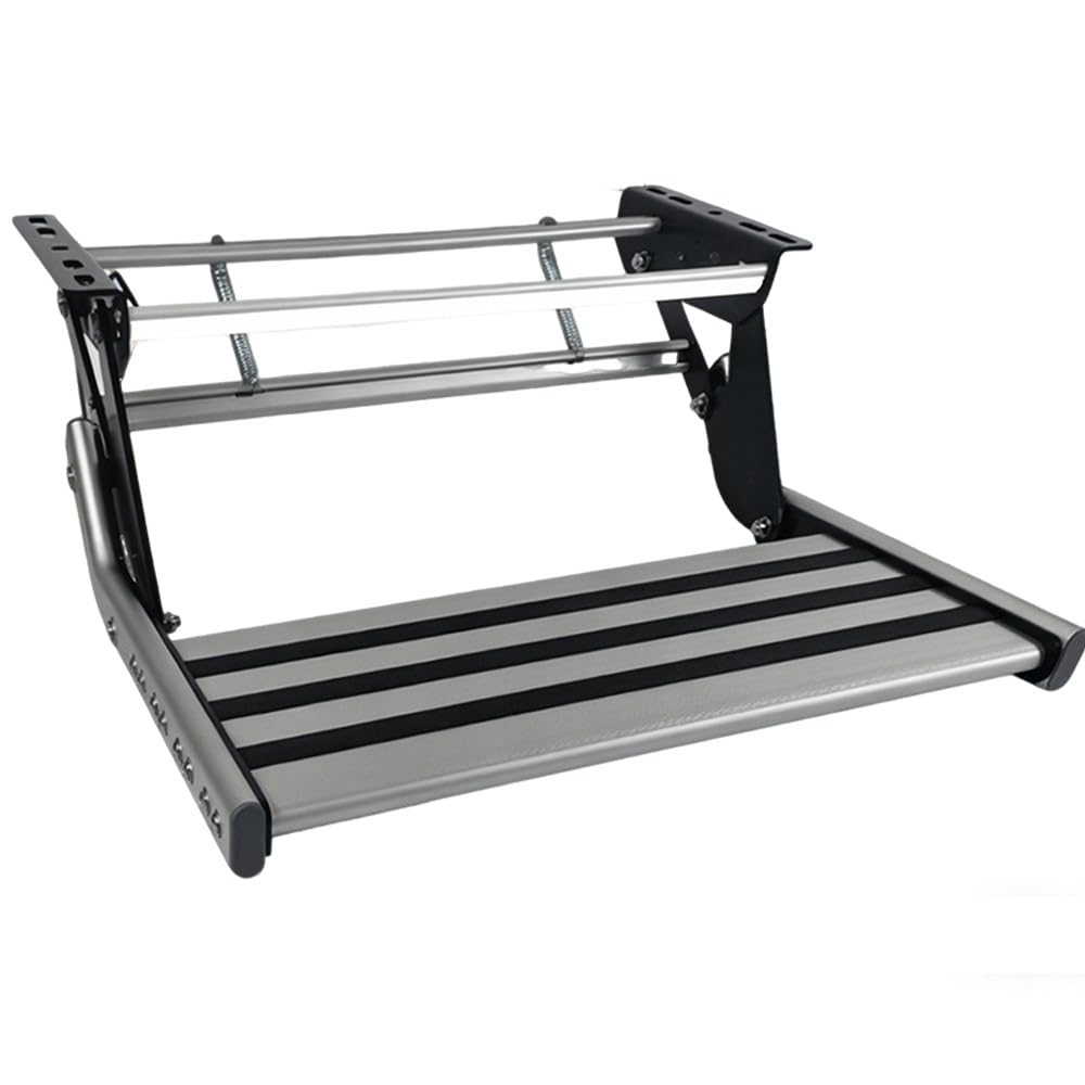 Marches pliables camping-car pour éviter les chutes avec double marchepied stable 200 kg