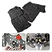 Unomor Black Creepy Cloth, Spooky Halloween Decorations for Haunted Houses Party Doorways Outdoors, 8.3 Yards X 79''