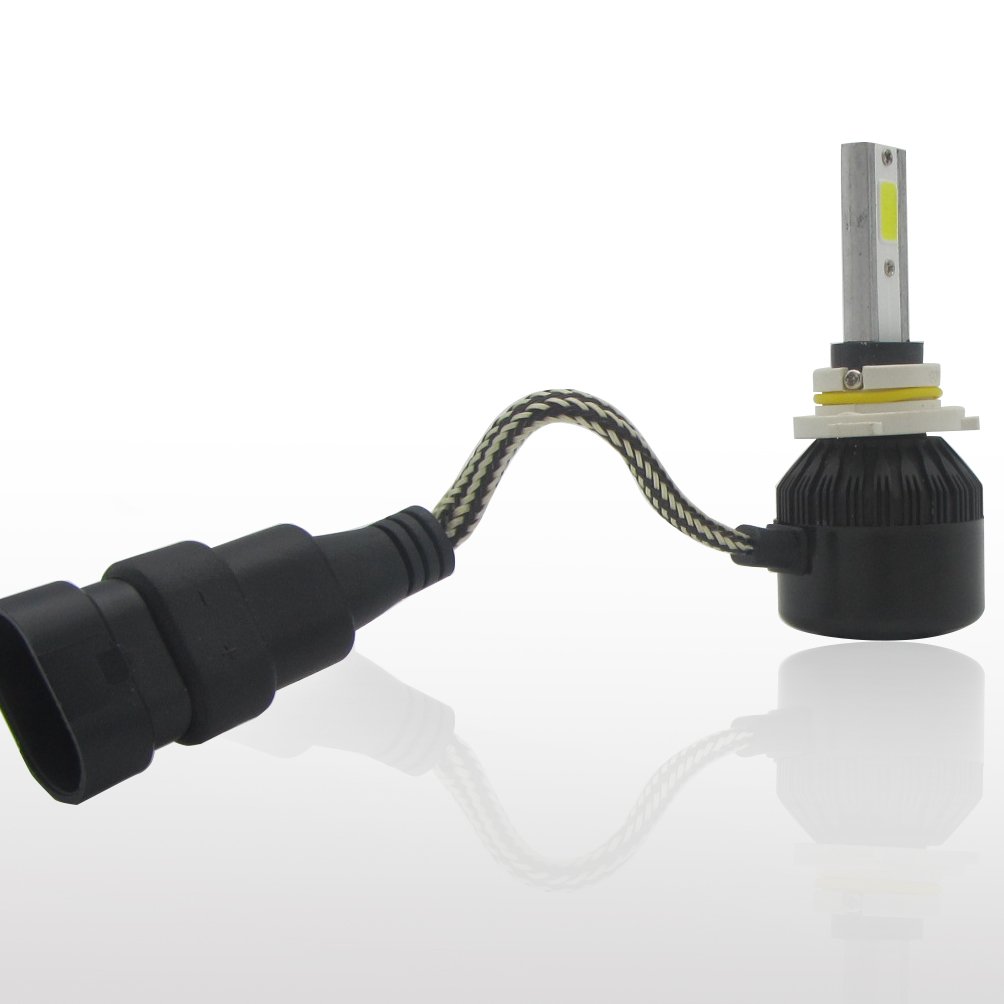 Sunxtmy White Bulbs For Motor Vehicles 9006/Hb4 Headlight Kits-Flip Cob Chips-36W 5500Lm 6000K-Low Beam/Fog Light 2Pcs, Led Bulbs