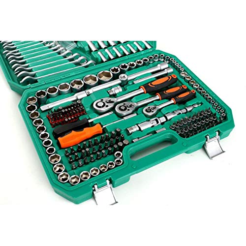 KIT SET HERRAMIENTA CAJA COMPLETA DE 216 PIEZAS CLAVE COMPÁS KEY TORX HERRAMIENTAS TORX BUSSOLOTTI INSERTOS