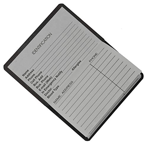 Credit Card Size Address Book Accordion Style with Magnetic Closure (Red)