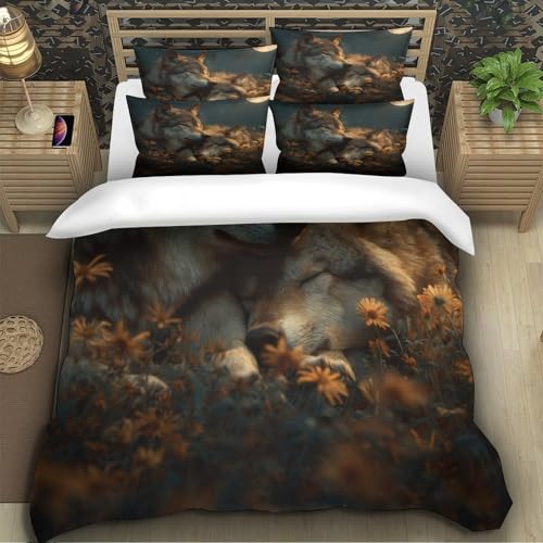 Parure de lit chevaux 3D en microfibre résistante et douce de qualité supérieure - 5