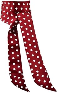 Black And White Scarf Leopard Print Neck Scarf Long Headscarf Checkered Polka Dot Handbag Accessories for Women Girls