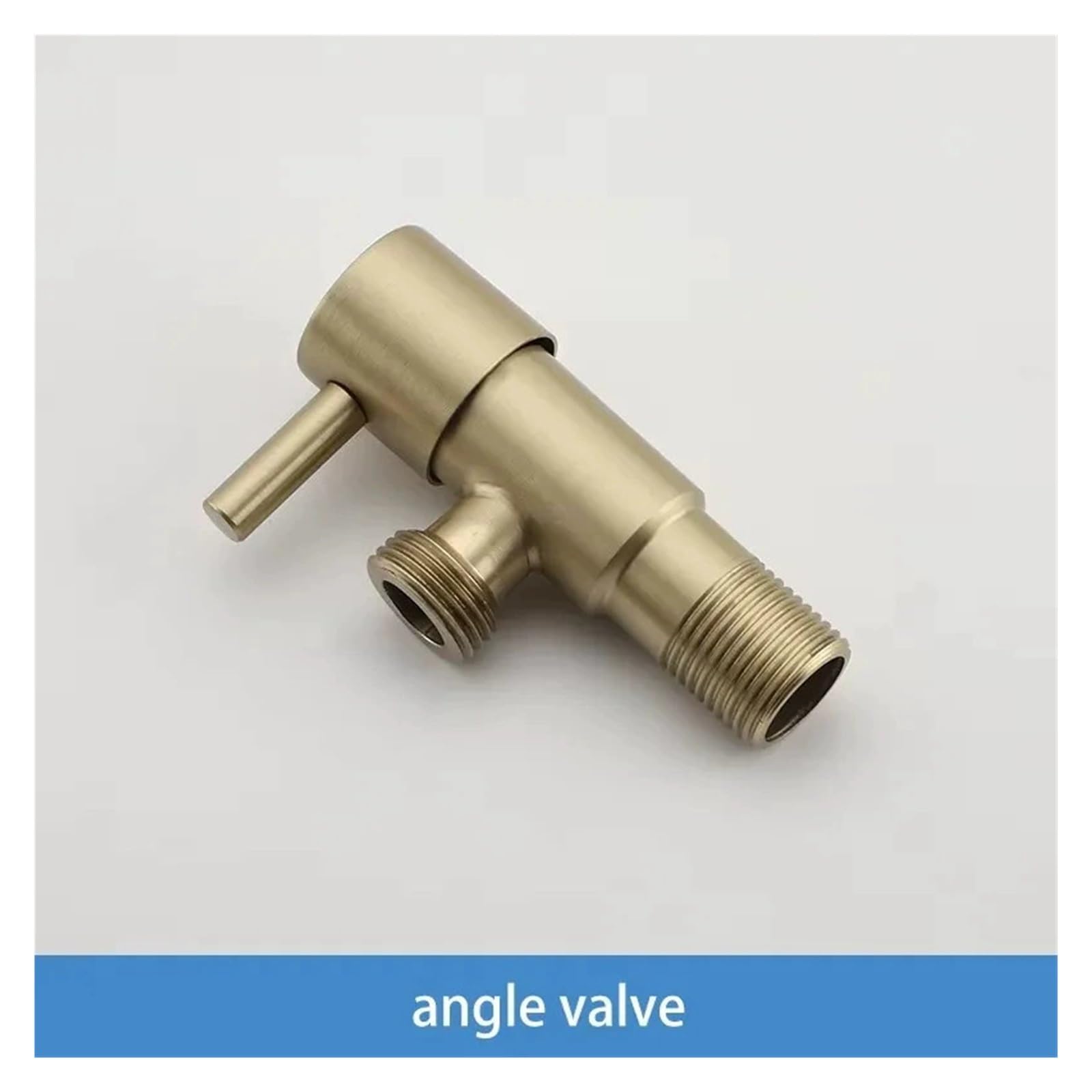 GUYTRM Interruptor de inodoro for baño, válvula angular, grifo, válvula de llenado, accesorios de baño lingli(Gold)
