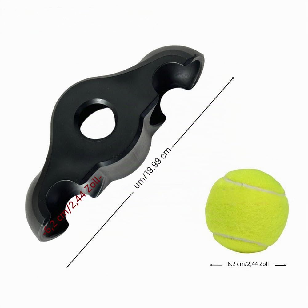 4er-Pack Indoor-Cycling-Schnappfuß-Adapter mit 8er-Pack Tennis-Stabilitätszubehör, für Fahrrad-Widerstandstrainer Heim-Indoor-Übung Kickr Core Workout-Ausrüstung
