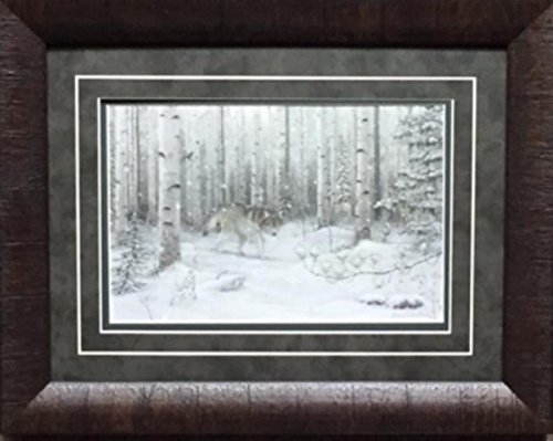 Mark Daehlin Watched Wolf Print-Framed