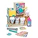 Melissa & Doug Fun at The Fair! Wooden Snow-Cone and Slushie Tabletop Cart and Play Food Set - Wooden Toy, Hands On Play for Toddlers, for Boys and Girls 3+