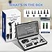 SereneLife 2-in-1 Ophthalmoscope & Otoscope Set | Perfect for Inspecting Ears, Mouth & Nose | Multi-Aperture Diaphragm Wheel & Battery Powered | Includes 4 Reusable Washable Tips | for Family & Pets