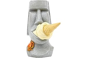 Ice Cream Planter: Easter Island Moai Head Statue Planter