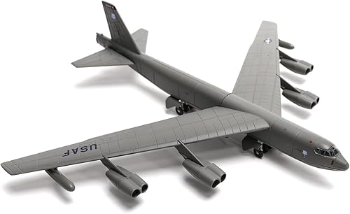 Miniatura 7 de 1/200 Escala B-52 (Stratofortress) Bombardero estratégico subsónico a chorro de largo alcance fundido a presión modelo de avión militar modelo de