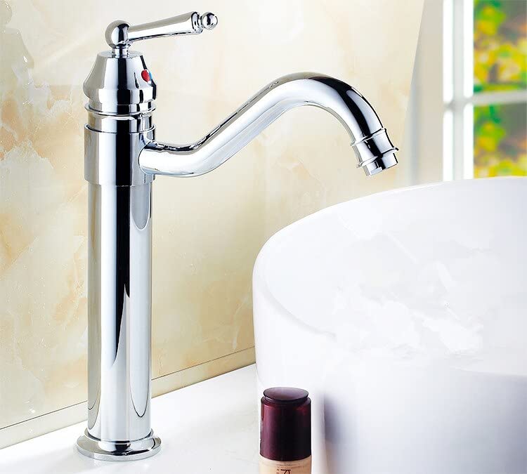 Robinet mitigeur d'eau froide et chaude rotatif en laiton pour évier de cuisine SLT004S1