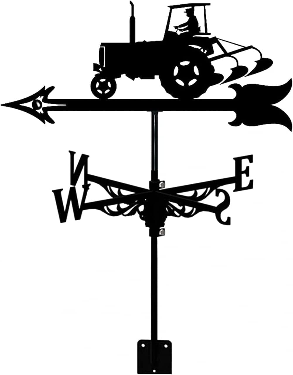 TAXXII Exquisite Weather Vane Weathervane Farm Ornament Metal Wind Direction Indicator Scene Garden with