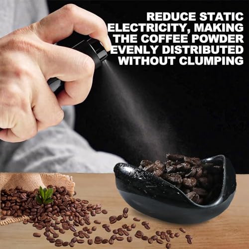 Miniatura 4 de Hshenjhu Juego De Taza Dosificadora De Granos De Café, Cuenco Dosificador De Cerámica Con Botella Pulverizadora Rdt, Accesorios De Café, Para Recipiente Espresso Regalo Para Amantes Café