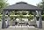 ABCCANOPY 10x12 Outdoor Gazebo - Patio Gazebo with Mosquito Netting, Outdoor Canopies for Shade and Rain for Lawn, Garden, Backyard & Deck (Dark Gray)