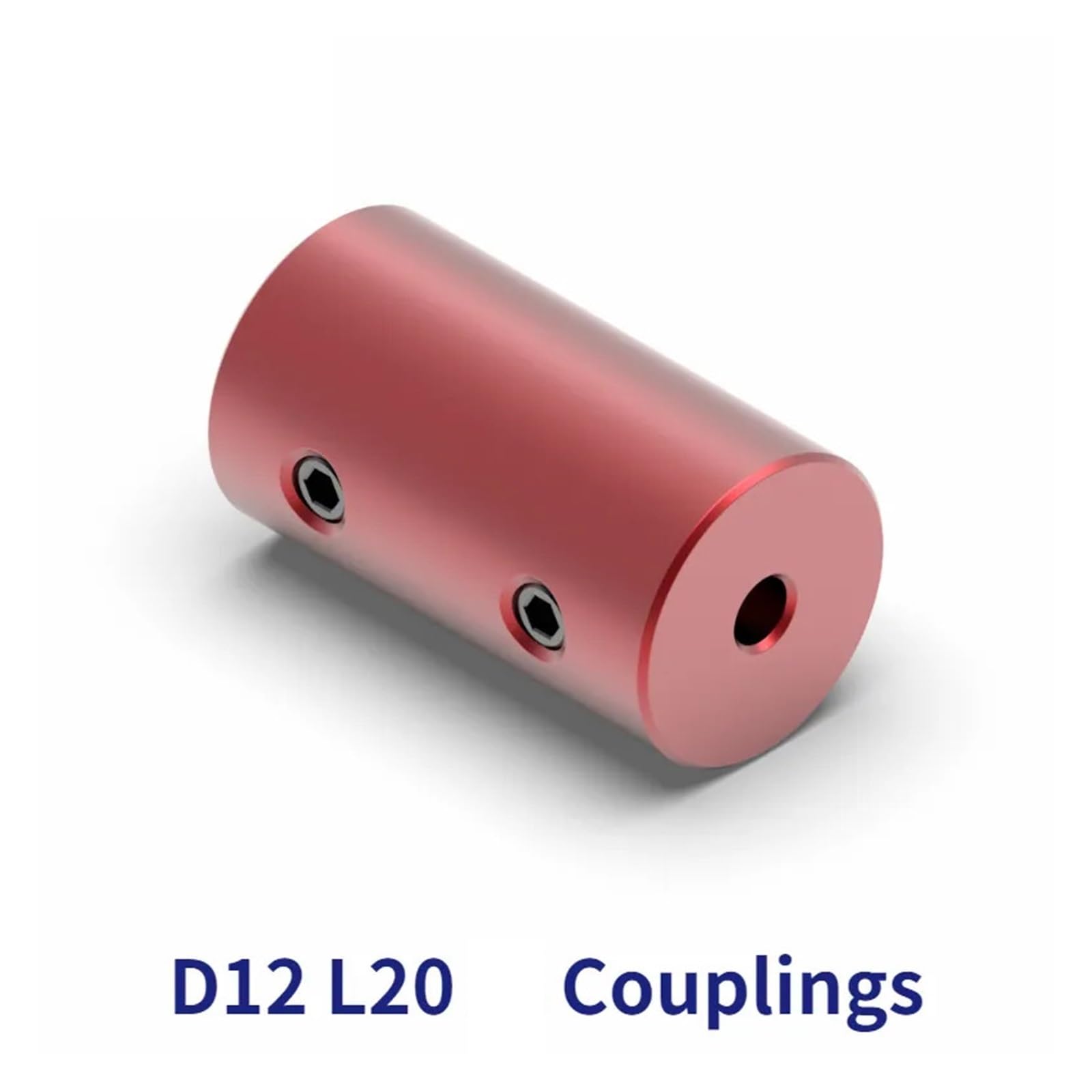10 Stück D12L20 Kupplungen aus Aluminiumlegierung, Bohrung 5 x 5 mm, 5 x 8 mm, 8 x 8 mm, flexible Wellenkupplung, Schrittmotorteile (Color : 3mm to 4mm)