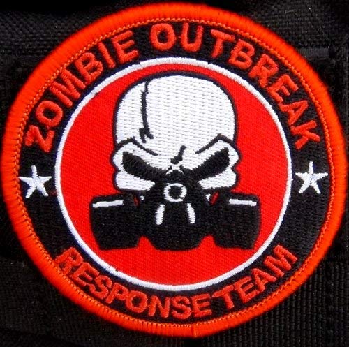 Zombie Outbreak Response Team Gas Mask Patch