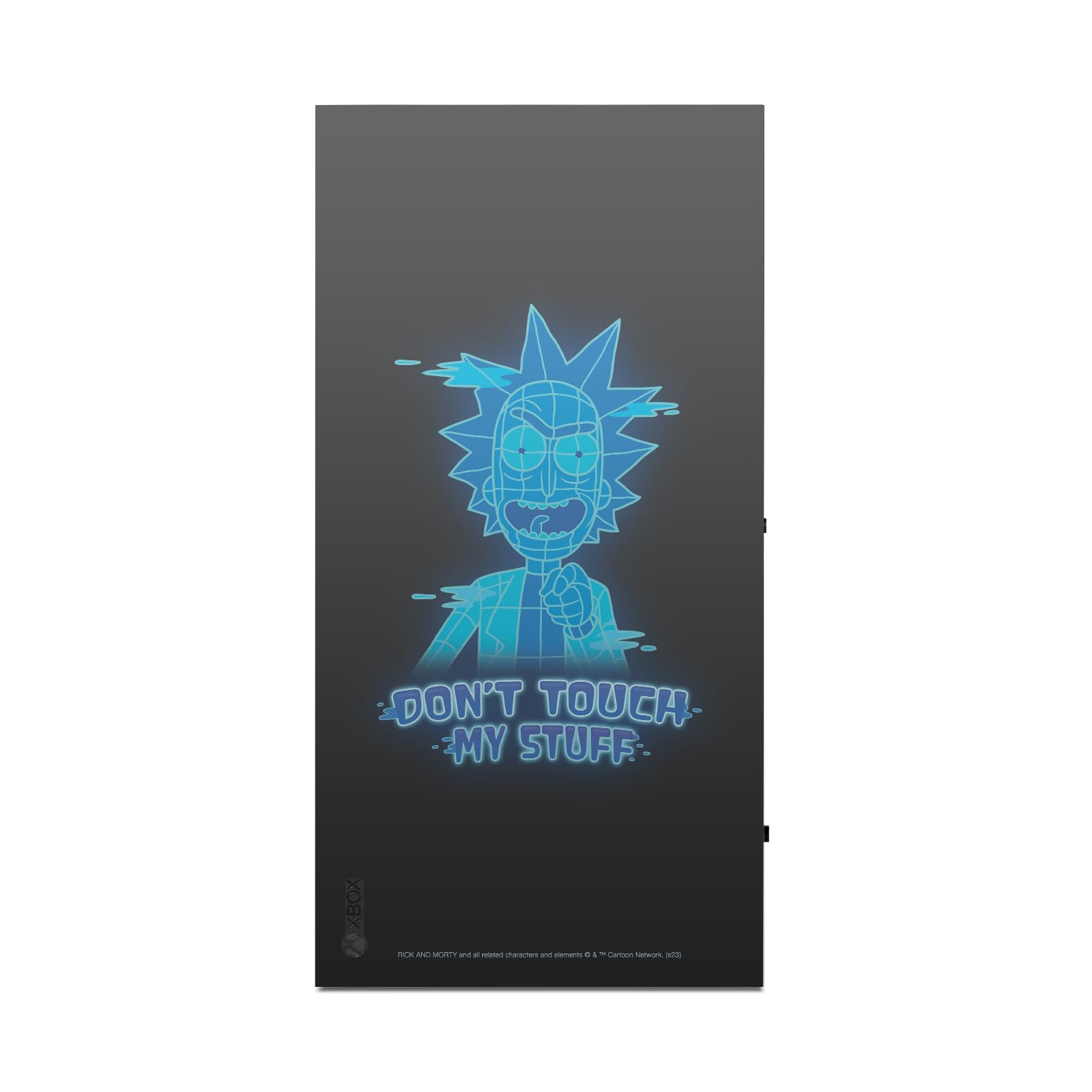 Head Case Designs sous Licence Officielle Rick and Morty Ne Touchez Pas À Mes Affaires Graphiques Vinyle Autocollant De Jeu Peau Autocollant Couverture Compatible avec Xbox Series X Console